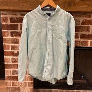 Artistry in Motion Men's Light Blue Button-Down Shirt size L